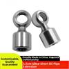 Stainless Fitting Silver Brake Hose Extension 304 Stainless Steel Ultra-short 3.5cm For Tight-space Installation