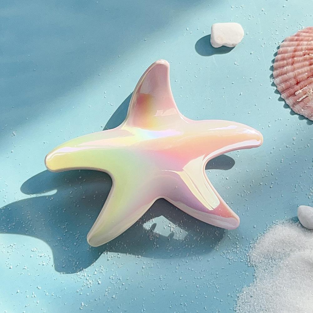 Gradient Color Girl's Hair Clip Ocean Headwear New Starfish Hair Claw Clips  Headdress