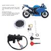 Ignition Switch Fuel Gas Cap Seat Lock Set Metal ABS Replacement for Suzuki GSXR600 GSXR750 GSXR1000