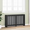 Radiator Cover Black Oak Look 149 x 20 x 82 cm