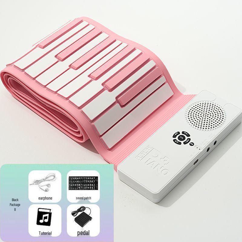 Smart 88-Key Foldable Electronic Piano Keyboard for Beginners - Portable and Multifunctional