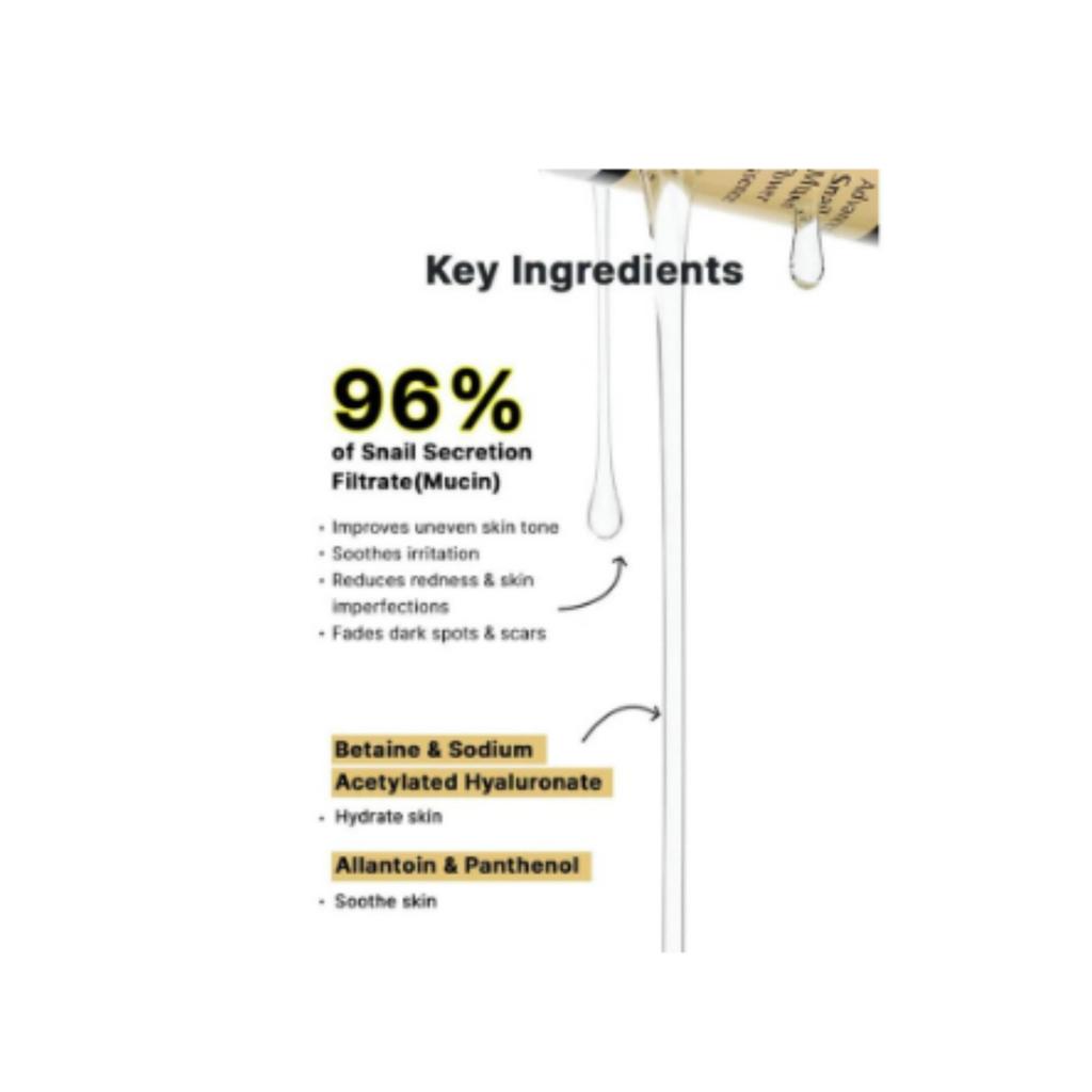 Essence puissante d'escargot avancée COSRX 96 Musin 100 ml