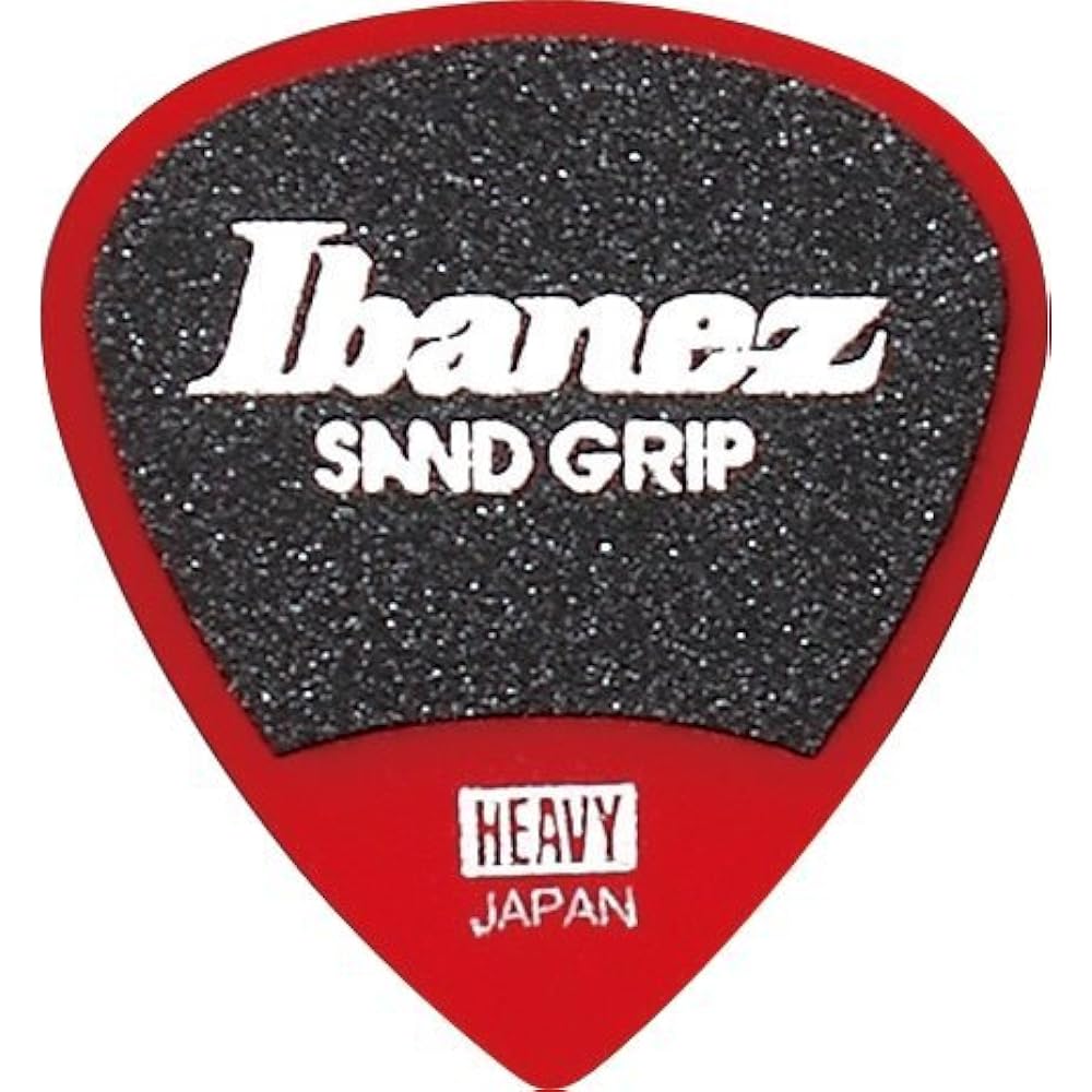 Ibanez PA16HSG-RD HEAVY (1.00mm) Sand Grip Short Teardrop (Red)