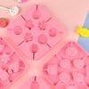 Lollipop Candy Mold Diy Cartoon Household Silicone Cheese Stick Chocolate Mold Silicone Ice Mold Household Kitchen Tool