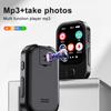 Multifunctional MP4 Player 180° Rotating Lens Frequency Radio Recording Radio 5.3 Touch Display Cable Support
