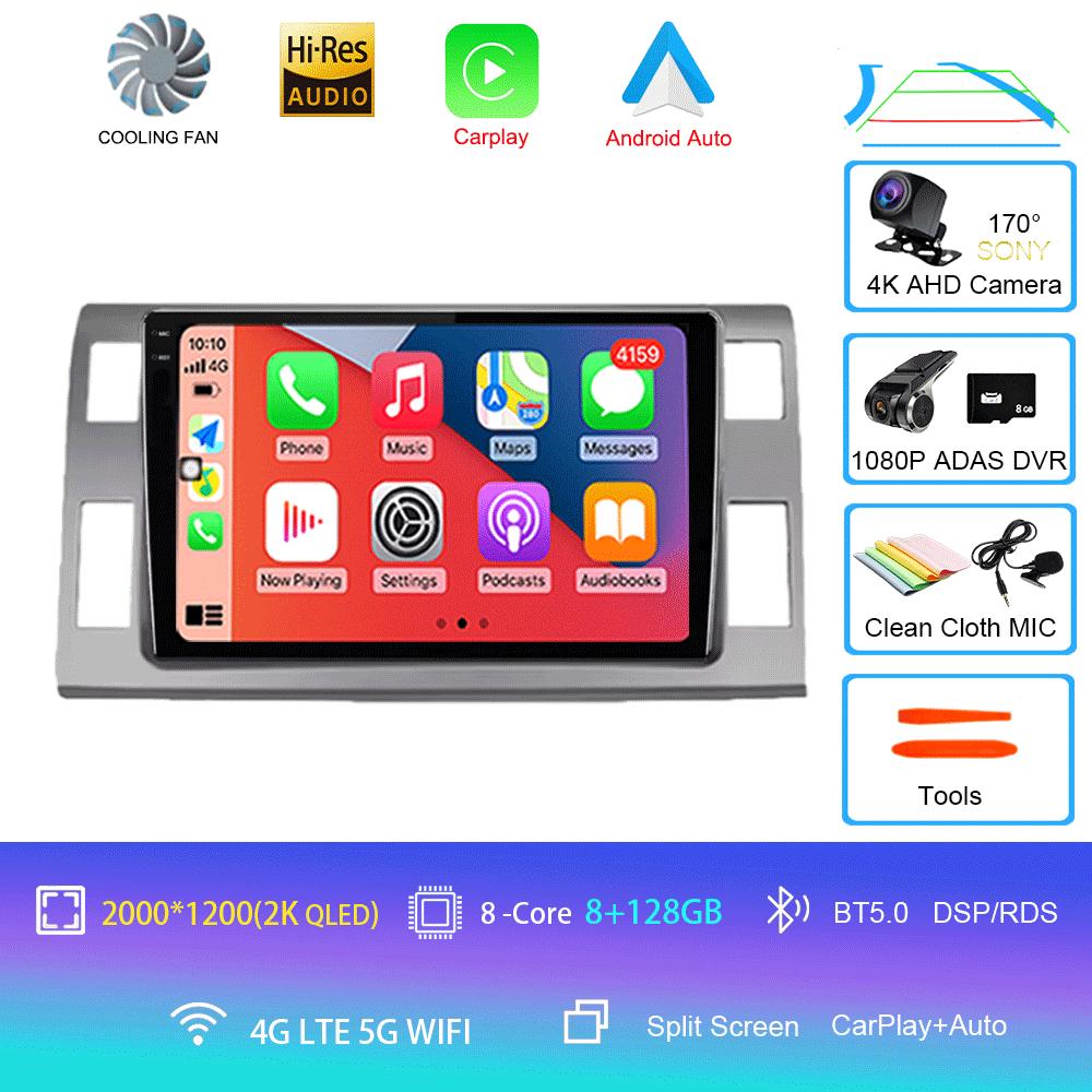 Car Radio Android 14 For Toyota Previa XR50 3 III Estima 2006-2019 DSP Multimedia Player GPS Stereo Autoradio 2 Din Stereo