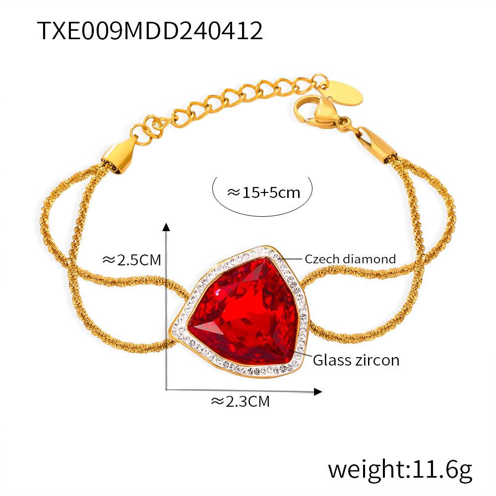 Dreamy French Vintage Starry Shimmering Necklace for Women Stylish Diamond Inlaid Pendant Light Luxury Stainless Steel Jewelry