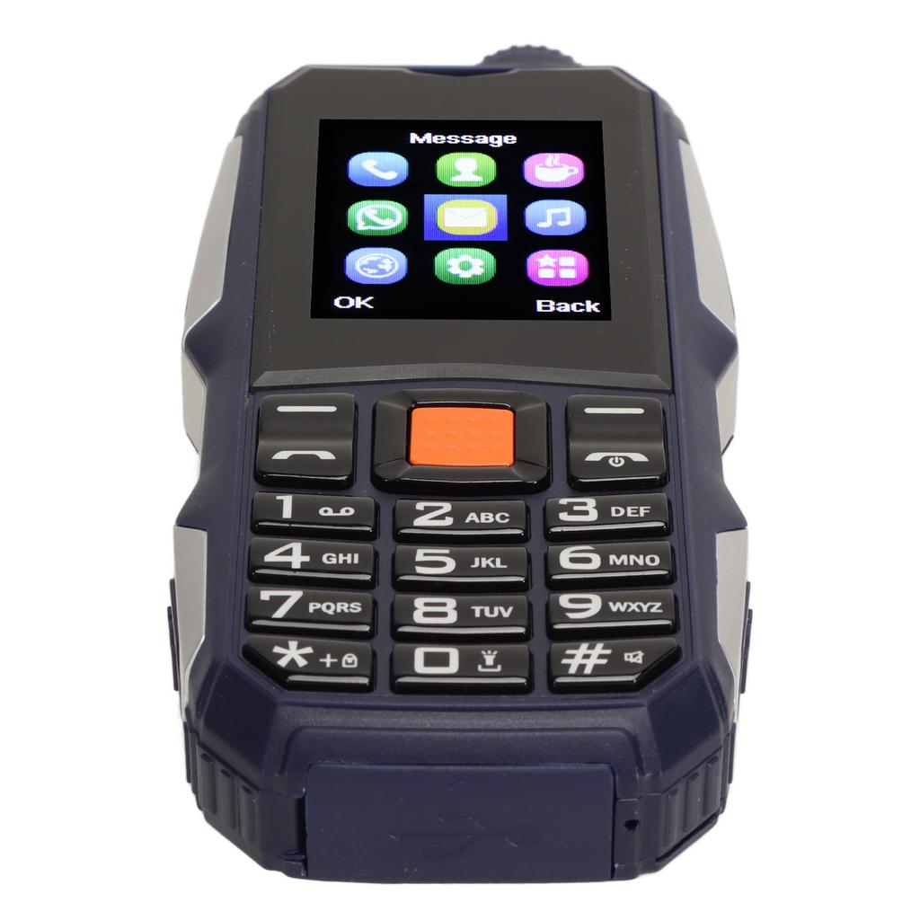 2800mAh Long Standby Seniors Cellphone 1.8in Screen Dual SIM Dual Standby Noise Free Elderly Phone