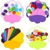Colorful Craft Kit for Kids DIY Toys Puzzle Handicraft Toys Variety Craft Supplies Set Twisting Rod Plush Ball Button
