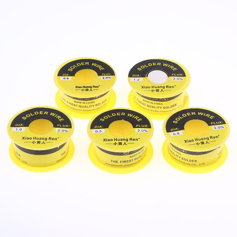 1Roll 50G Solder Wire Tin No-Clean Rosin Core 0.5-1.2Mm Welding Soldering Iron Reel Flux 2% Electronic Soldering Wire Roll