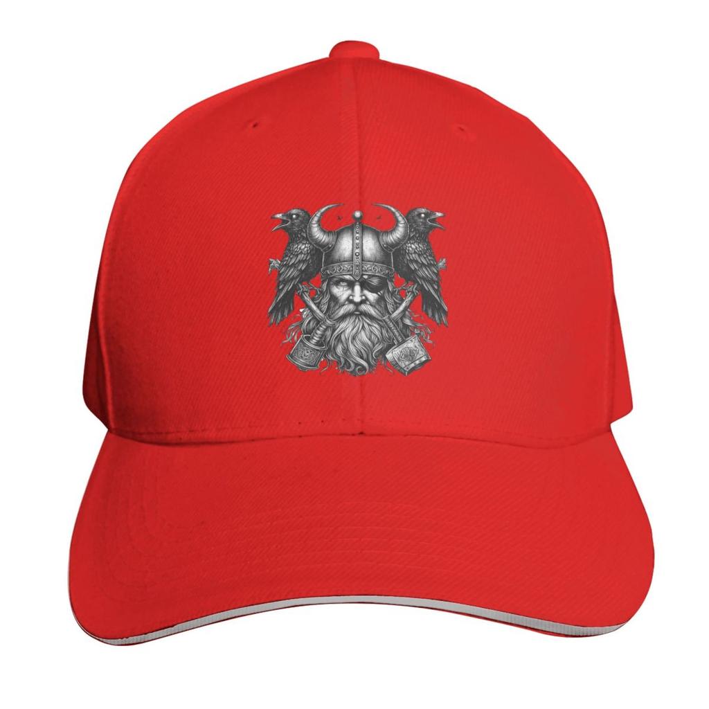 Odin Wikinger Wikinger Legende Nordische Mythologie Runen Mütze Mode Lässig Baseballkappen Verstellbare Mütze Hip Hop Unisex Baseballkappen