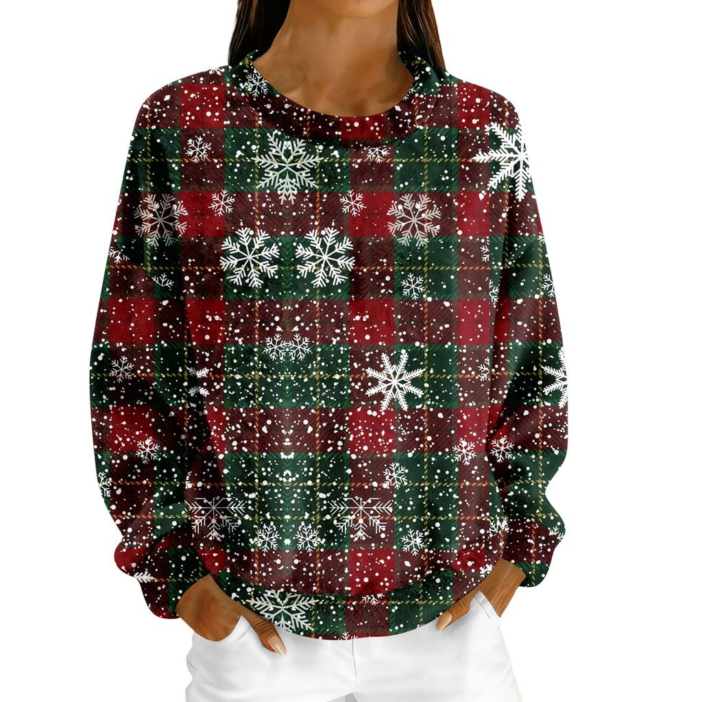 Dammode Fleece Hoodie Långärmad Rund Hals Casual Bekväm Lös Passform Lättviktig Dam-Hoodie