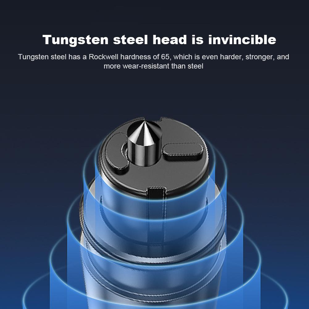 Car Safety Hammer Aluminum Alloy Auto Emergency Glass Window Breaker Seat Belt Cutter Life-Saving Escape Car Emergency Tool