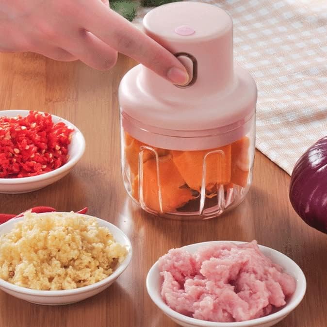 Electric Garlic Masher Kitchen Tool Easy To Clean Waterproof Vegetable Chopper Efficient Garlic Chopper For Fast Cooking Electric Food