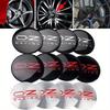 Set of 4 56Mm OZ Badge Car Wheel Hub Center Cap Stickers Suitable for OZ Racing 3D Badge Stickers Automotive Styling Decoration
