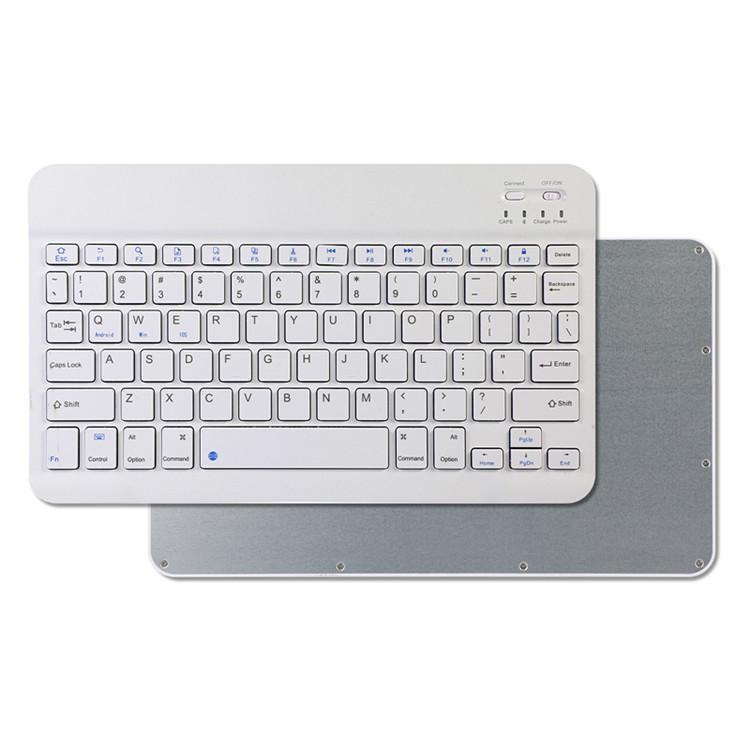 Wireless Bluetooth Keyboard with Colorful Backlight for Mobile Phones and Tablets, Compatible with 7-10 Inch Devices, Luminous Russian Layout