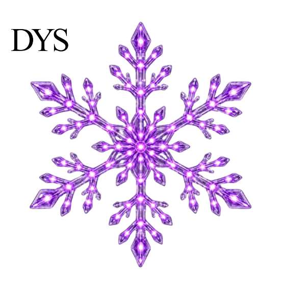 Easy Install Christmas Wall Art LED Snowflake Stickers, Lighted Decor, Self-Adhesive Non Marking Festive Window Stickers Winter with Remote