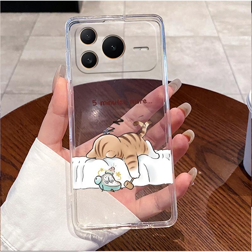 Cute Panda Cat Rabbit Pattern Phone Case For Honor Power2 Transparent TPU Silicone Shockproof Soft Casing For Honor Power2 Shell