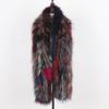 Hot Sell Ladies Long Style Genuien Fox Fur Scarf Women Knitted Fluffy Real Fox Fur Scarves Winter Keep Warm Fur Real Wraps