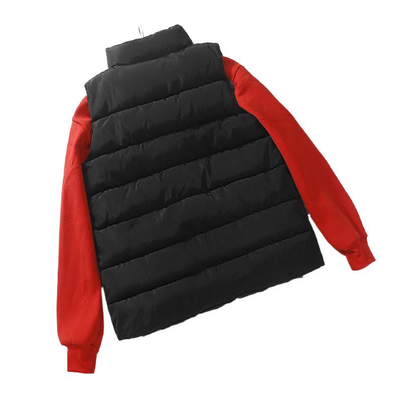 Korean-Style Loose Winter Cotton Vest for Female Students - Sleeveless, Cotton-Padded, Bread-Style, Thickened Women's Coat