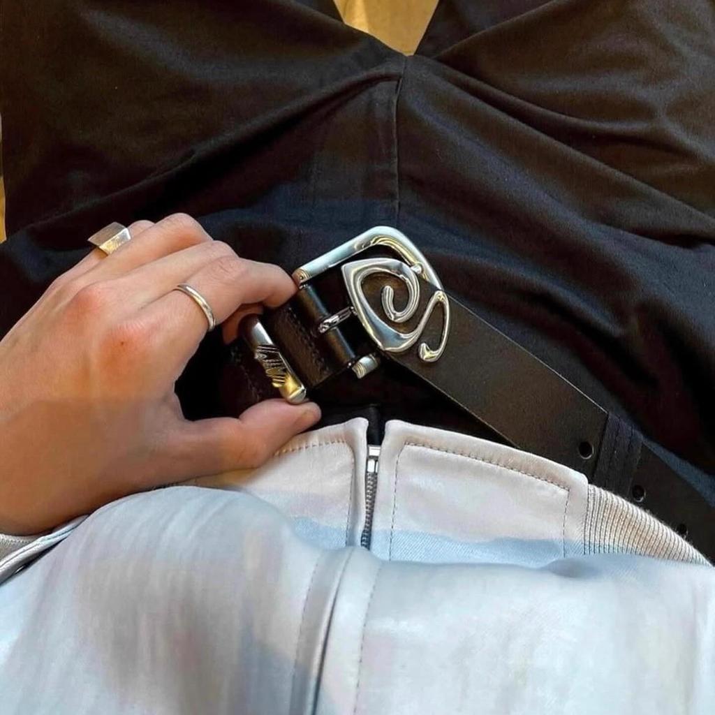 2025 Men's Retro Pin Buckle Belt - High-Quality PU Leather, Versatile Niche Design Waistband