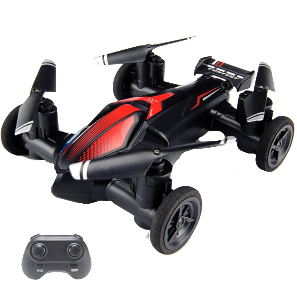 Land-Air Mini Drone Plane Aircraft Dual-Mode Mini Four-Axis Remote Control Aircraft Tumbling Light Unmanned Vehicle Toy