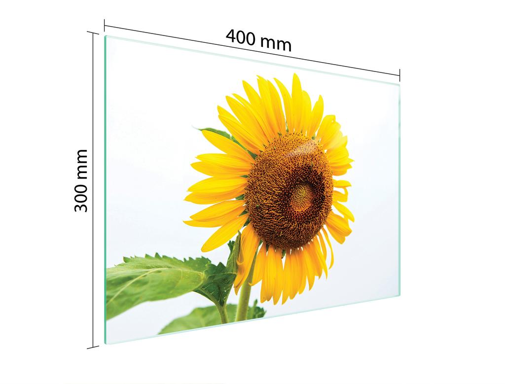SZKLANA DESKA DO KROJENIA 40x30 KWIAT
