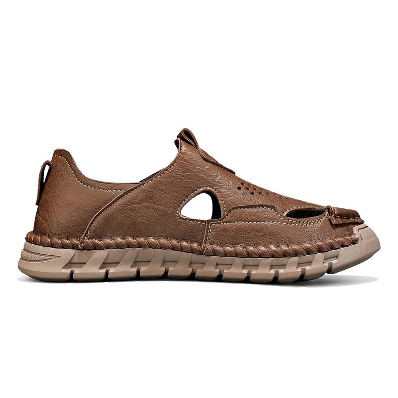 Scarpe Casual Estive da Uomo Sandali Taglia Grande per Uomo Sandali da Uomo in Pelle