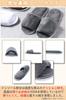 Fluffy Cushioned for Esthetic Salon Set of Dark Gray [GJTr] Slippers, Hotel-Style, Guests, 5,