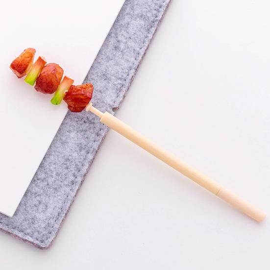 Ballpoint Pen Realistic Mutton Skewer Shape Lightweight Slim Design Decorative Ballpoint Pen Desk Accessory