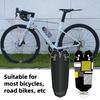 Bicycle Saddle Fender Waterproof Lightweight Universal MTB Mountain Road Bike Seat Cushion Mount Mud Splash Guard Mudflap Bike Accessories