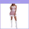 Christmas Sequin Dress With Plush Fabric For Women Holiday Party Attire