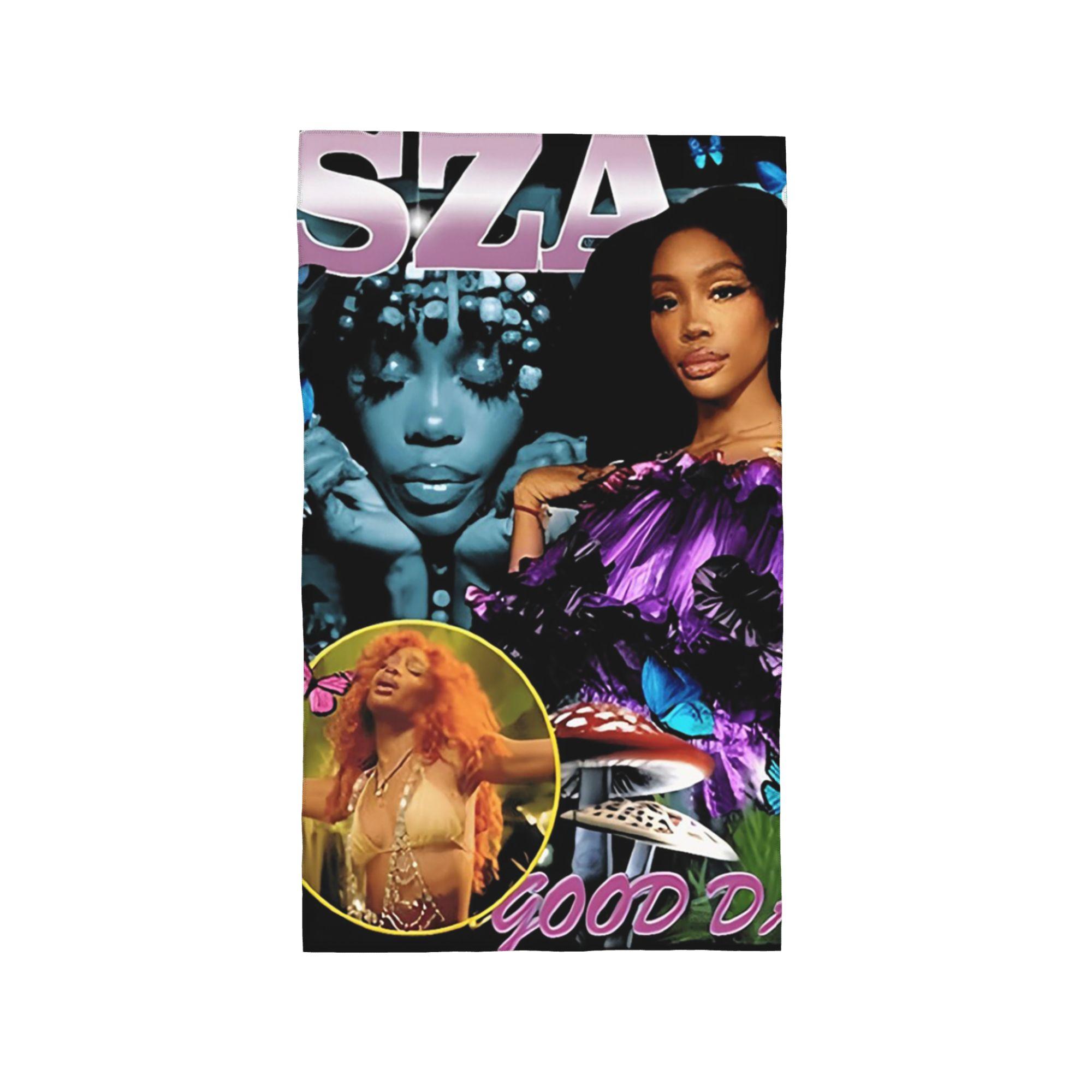

SZA Album classic Soft Face Towel Quick Dry Pool Bath Cotton Towels Breathable W30*H60(CM)