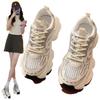 Zhao Ruth's Father Shoes Women's New Spring and Autumn Models Breathable Mesh Student Fried Street Casual Sports Shoes