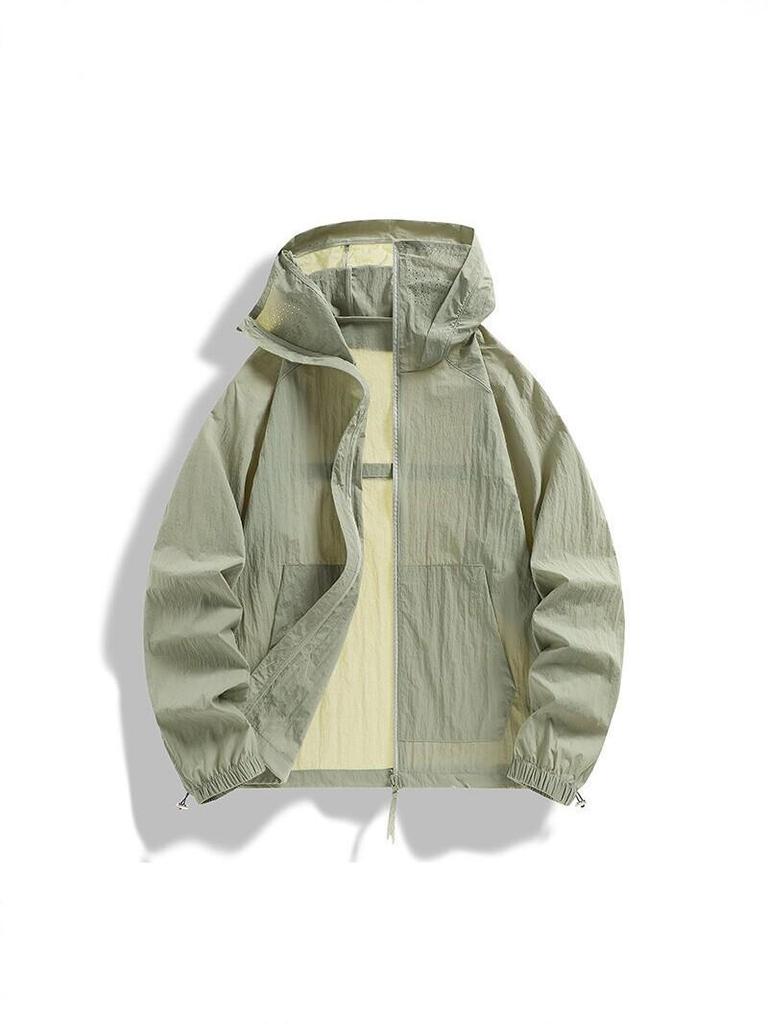 UPF50+ Hooded Sun Protection Workwear for Men & Women, Lightweight Breathable Outdoor Clothing