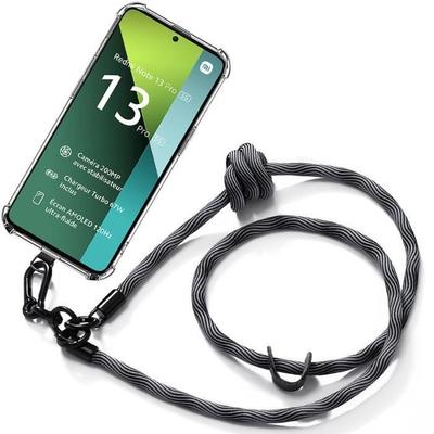 Coque - E.F.CONNECTION - Pour Xiaomi Redmi Note 13 Pro 5G - Protection Antichoc - Anti-Rayures - Bandoulière Détachable