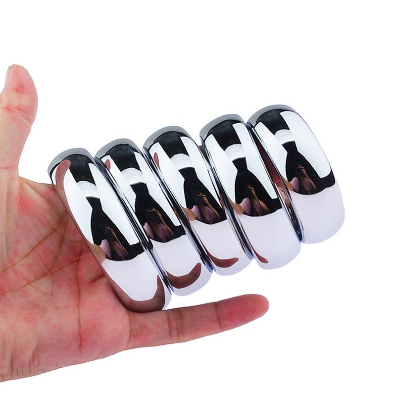 6 Sizes Stainless Steel Penis Ring Stretcher Metal Cock Ring Scrotum Restraint Rings Penis Lock Testicular SM Sex Toys for Men