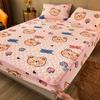 Lenzuolo con angoli in velluto 90x200 Lenzuolo addensato per la casa Coprimaterasso caldo Queen Size fundas de colchón