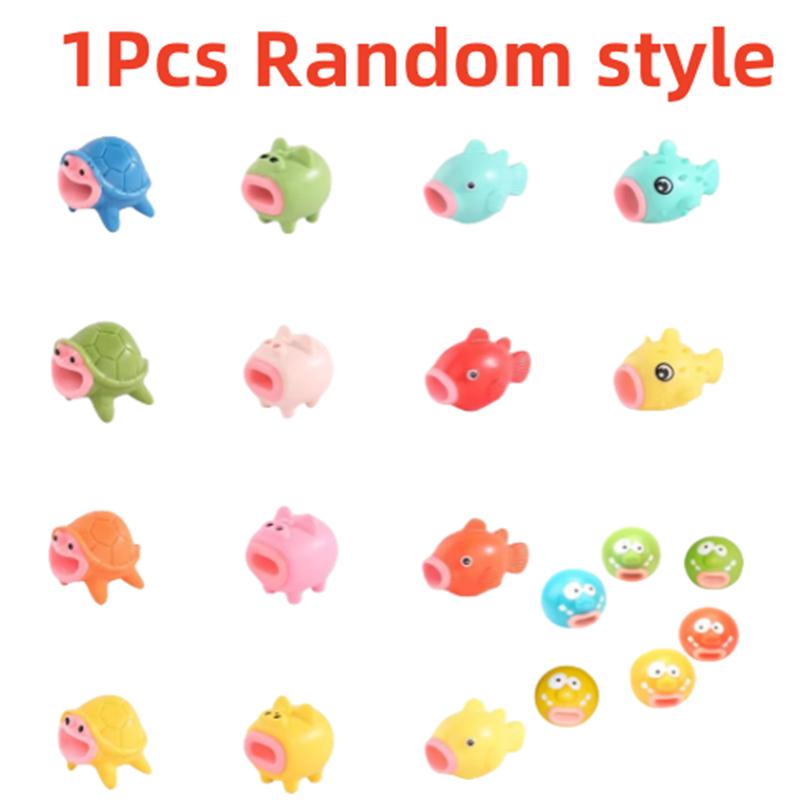 

Забавные сжимающие высовывающие язык игрушки для вымещения злости в виде маленьких животных, мультяшная кукла, щипающие мини-игрушки, декомпрессионное украшение для рабочего стола