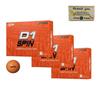 HONMA D1 SPIN Orange Golf 2023 3 Dozen Balls Honma Bulk Includes Shop Card Balls, Model, BT2301, (36 Total), 2-Piece Spin, Golf, Purchase,