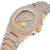 Pinshi Women's High-End Luxury Quartz Watch with Full Diamond Design, Waterproof for Women