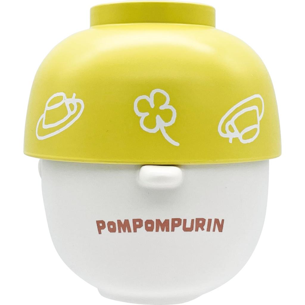 Sanart Sanrio Pompompurin Suppen- und Reisschalen Mini-Geschirr Stapelbar für einfache Aufbewahrung Perfekt als Geburtstagsgeschenk Hergestellt in Schalen, Set, 10x6cm, 200ml, Lagerung, Geschenk,