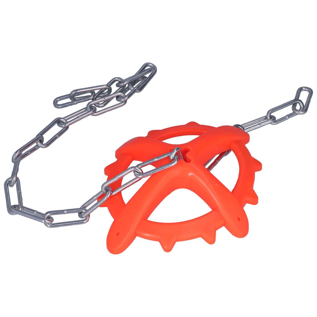 Piglet Chain Iron Veterinary Bait Anti Rust Adjustable Pig Biting Plastic Toy for Farm