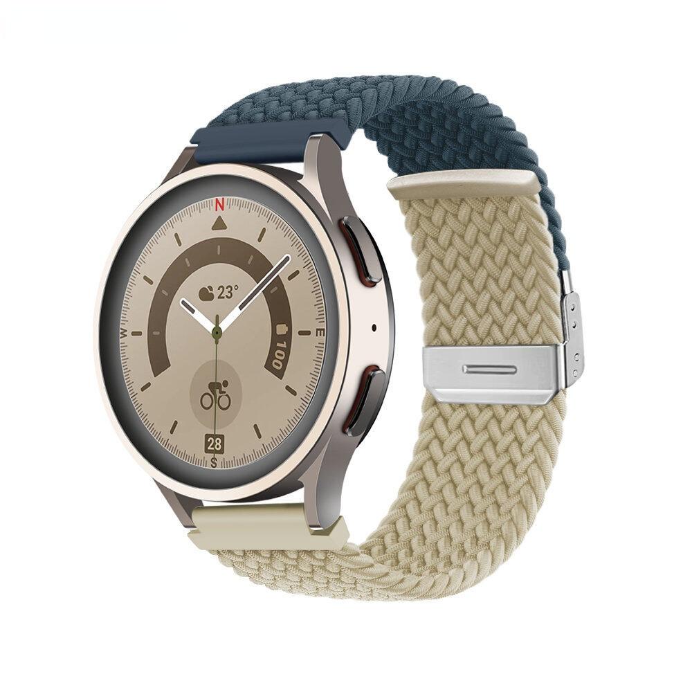 20mm/22mm Strap for Samsung Galaxy watch 6 4 5 pro active 2 Gear S3 braided solo loop bracelet correa Huawei watch GT 2 3 band