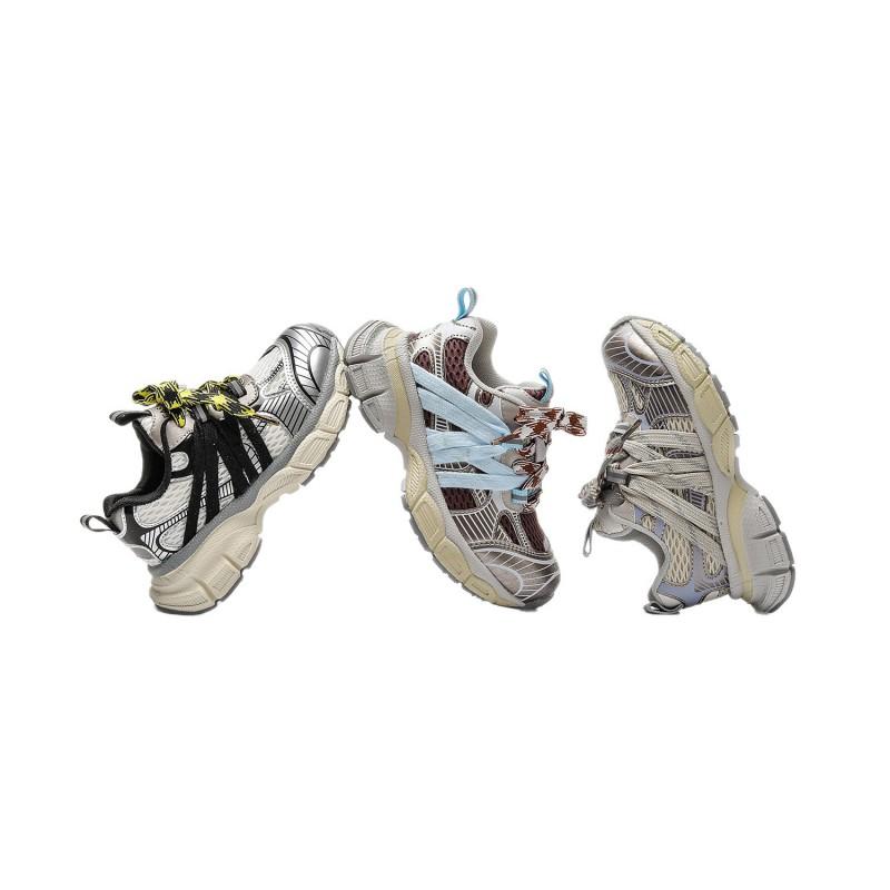 Kids Chunky Sneakers Boys Girls Lightweight Breathable Casual Shoes Fall Outdoor Use