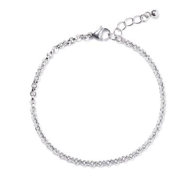 Jbans Classic 14 Double Link Soft Chain Bracelet (C2503Ac1288_Sv)