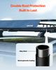 Roof Rack Basket, 1625 x 990 x 105 mm, Universal Rooftop Cargo Carrier with 1120 x 870 x 260 mm Cargo Bag, Net, Ratchet Straps, 113.4 kg Max Load