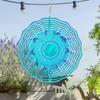 10 Zoll Hängendes Windspiel für Außengartendekor Drehbarer Haken Dynamisches Design Langlebig Ganzjährig Geschenk für Freunde Familie