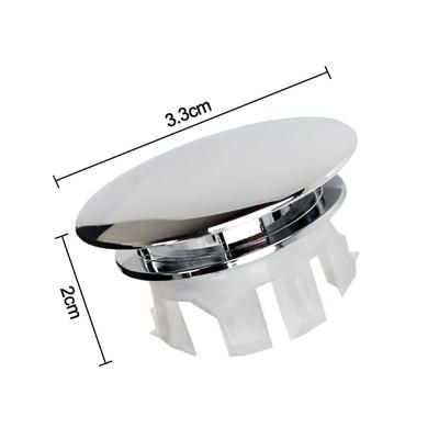 Useful Round Sink Overflow Covers Double Layer Replacement Wash Basin Overflow Ring Plug Copper Trim Ring Cap Kitchen Bathroom