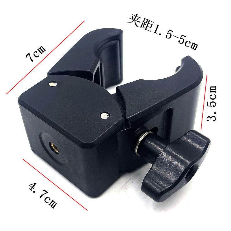 360° Shockproof Excavator Phone Holder with Rearview Mirror Mount and Heavy-Duty Crab Claw Clip for Trucks